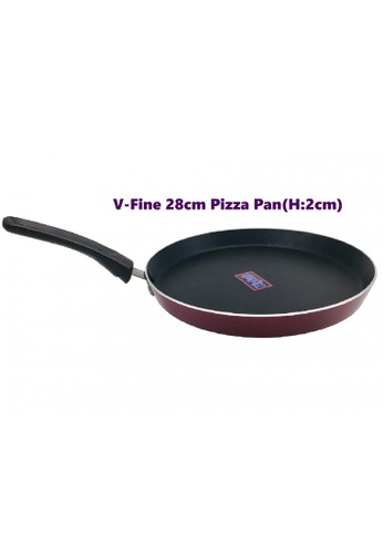 Vantage Vantage 28cm V-Fine Pizza Pan / Pancake Pan / Crepe Pan / Kuali Roti Jala / Kuali Lempeng / Chapati Tawa / Non Stick Tawa BFA11HL138CF21GS_1