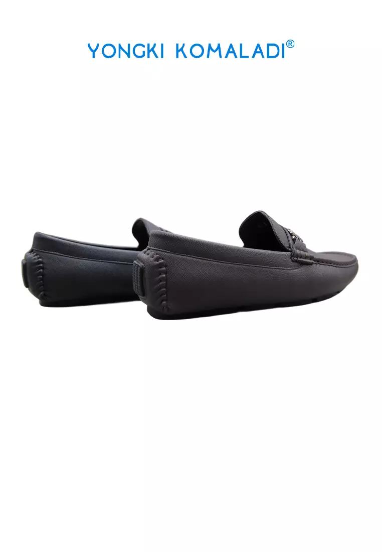 YONGKI KOMALADI SEPATU MOCCASIN PRIA OL-DNL301-25 HITAM