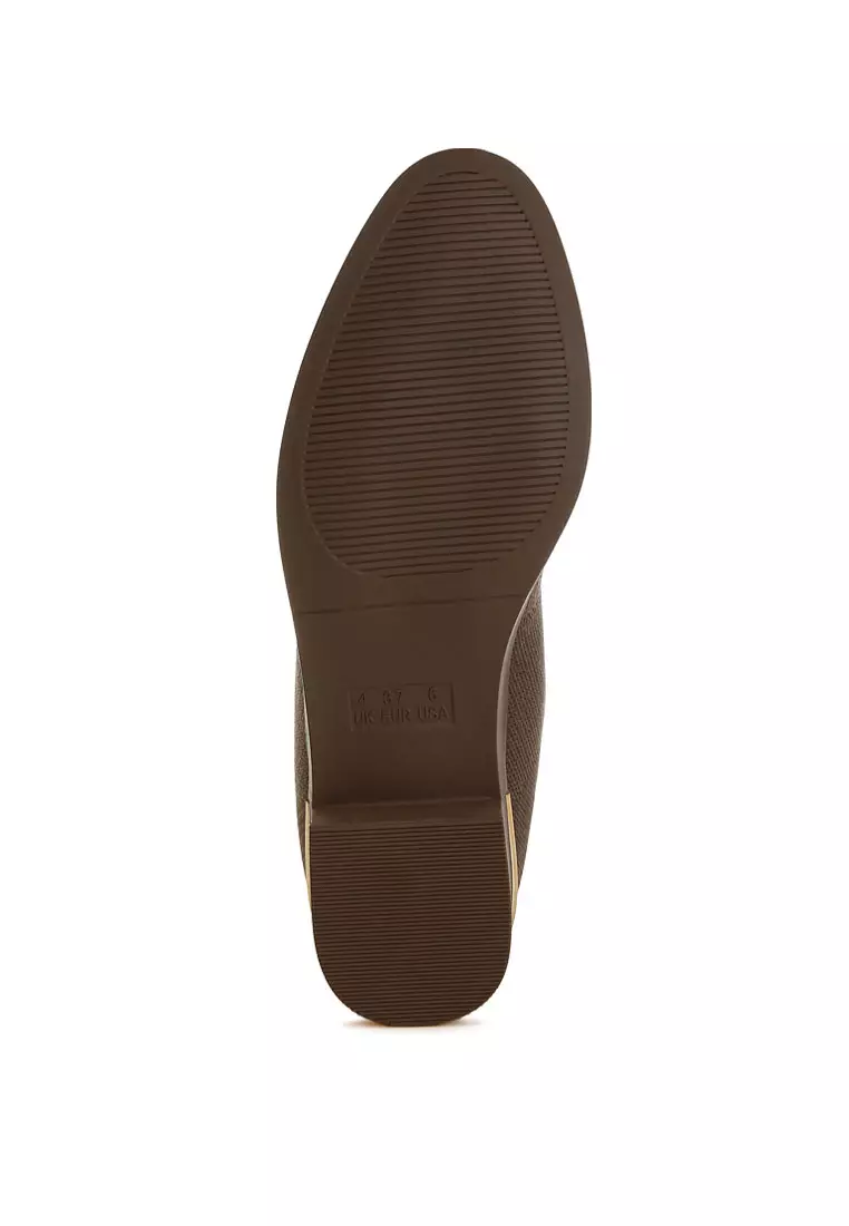 Knitted Sock Boots in Taupe