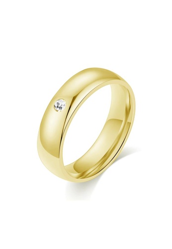 Her Jewellery gold Coretta Band Ring (Yellow Gold) - Made with Premium Japan Imported Titanium with 18K Gold plated CBC72ACEA4BF9FGS_1