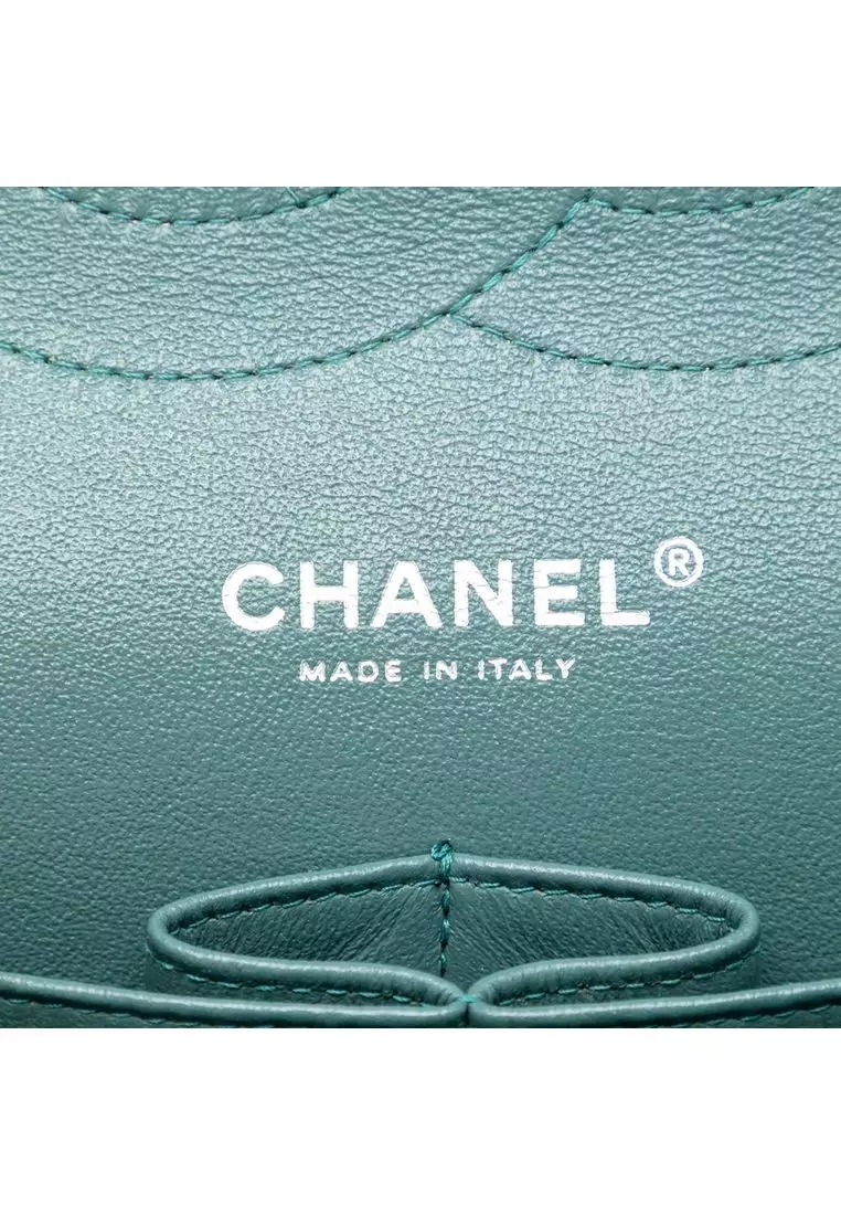 Pre-Loved Chanel Jumbo Classic Iridescent Caviar Double Flap