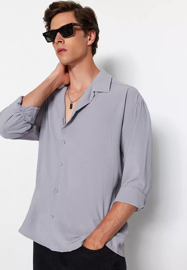 Collared Oversized Shirt