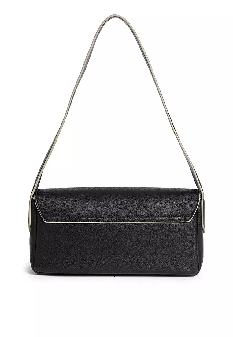 Faux Leather Shoulder Bag