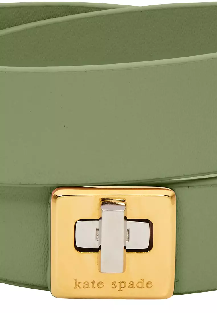 Phoebe Leather Double Wrap Bracelet - Cedar Stand KL499