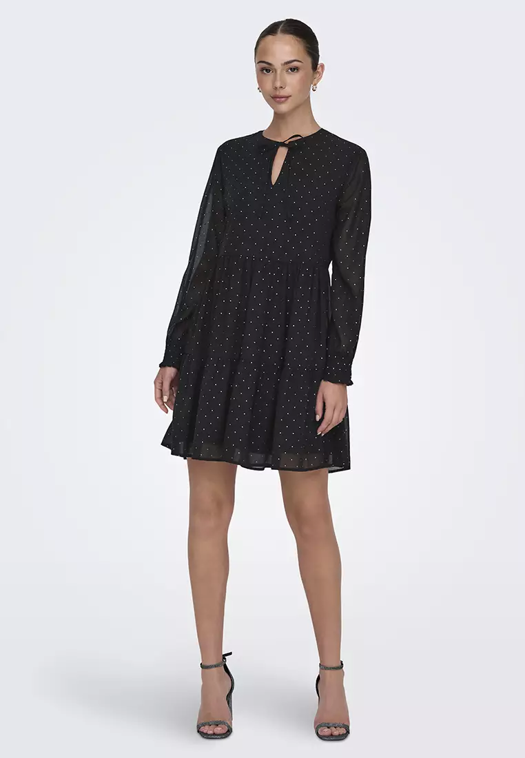 Glam Long Sleeves Dress