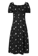 Floral Pink on Black