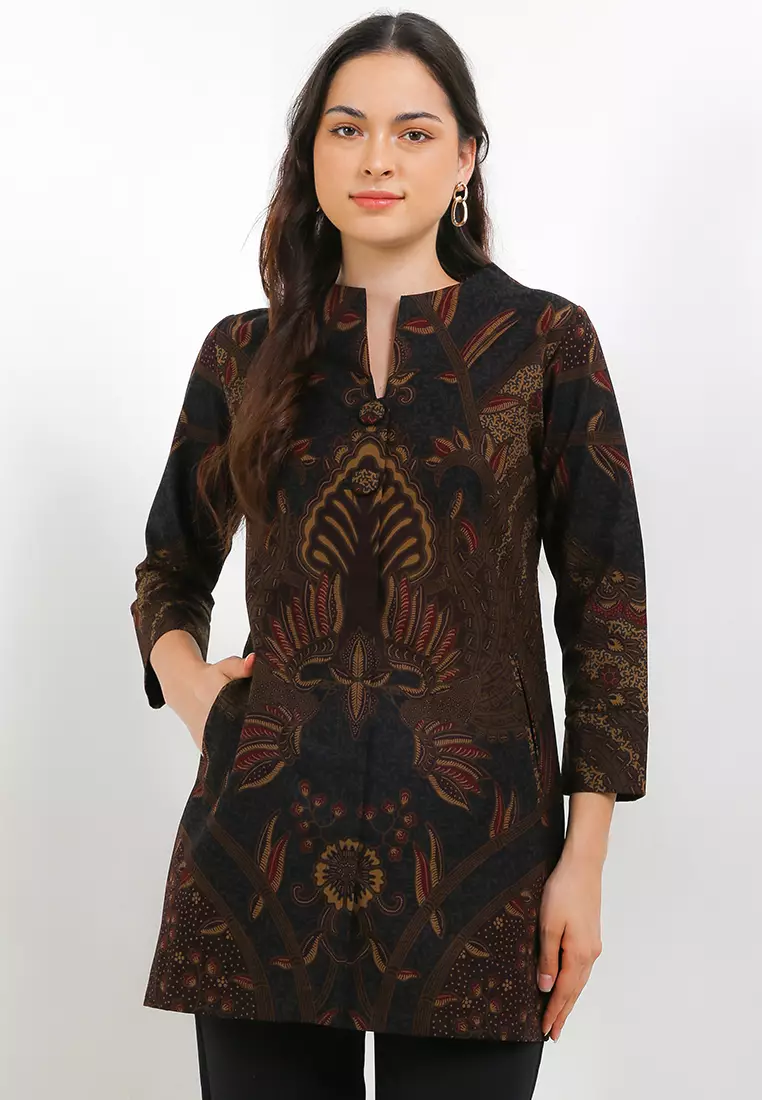 BATIK TALENTA EXCLUSIVE batik wanita blous BUNGA BAMBU
