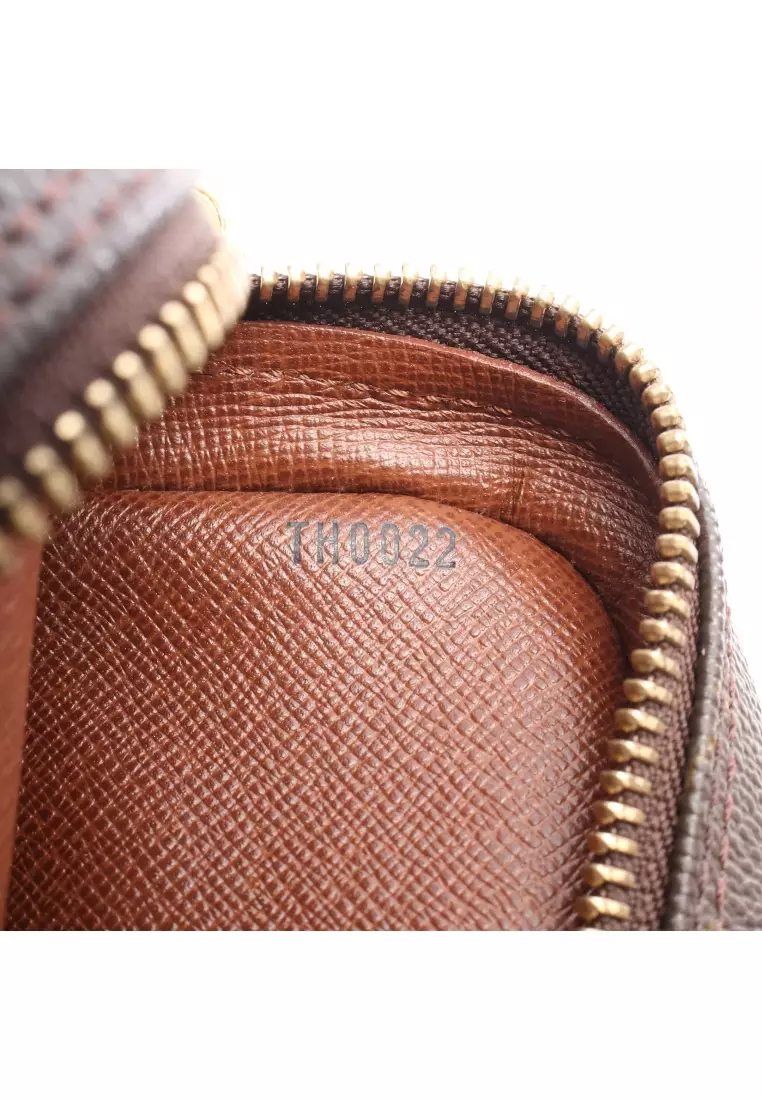 Pre-Loved Louis Vuitton Amazon monogram Shoulder bag PVC leather Brown