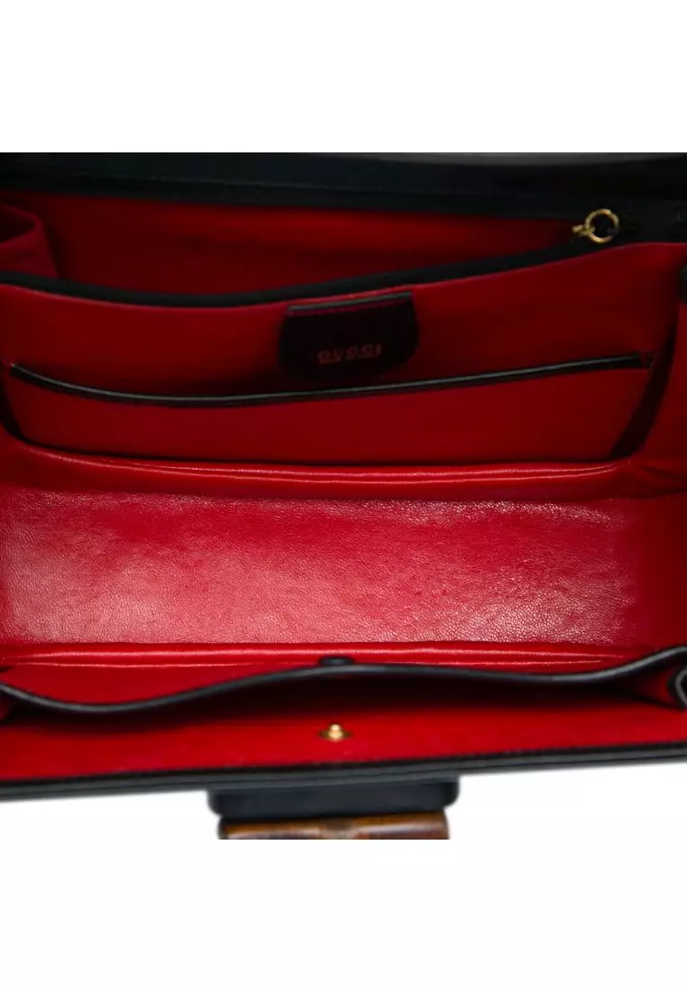 Pre-Loved Gucci Calfskin Bamboo Night