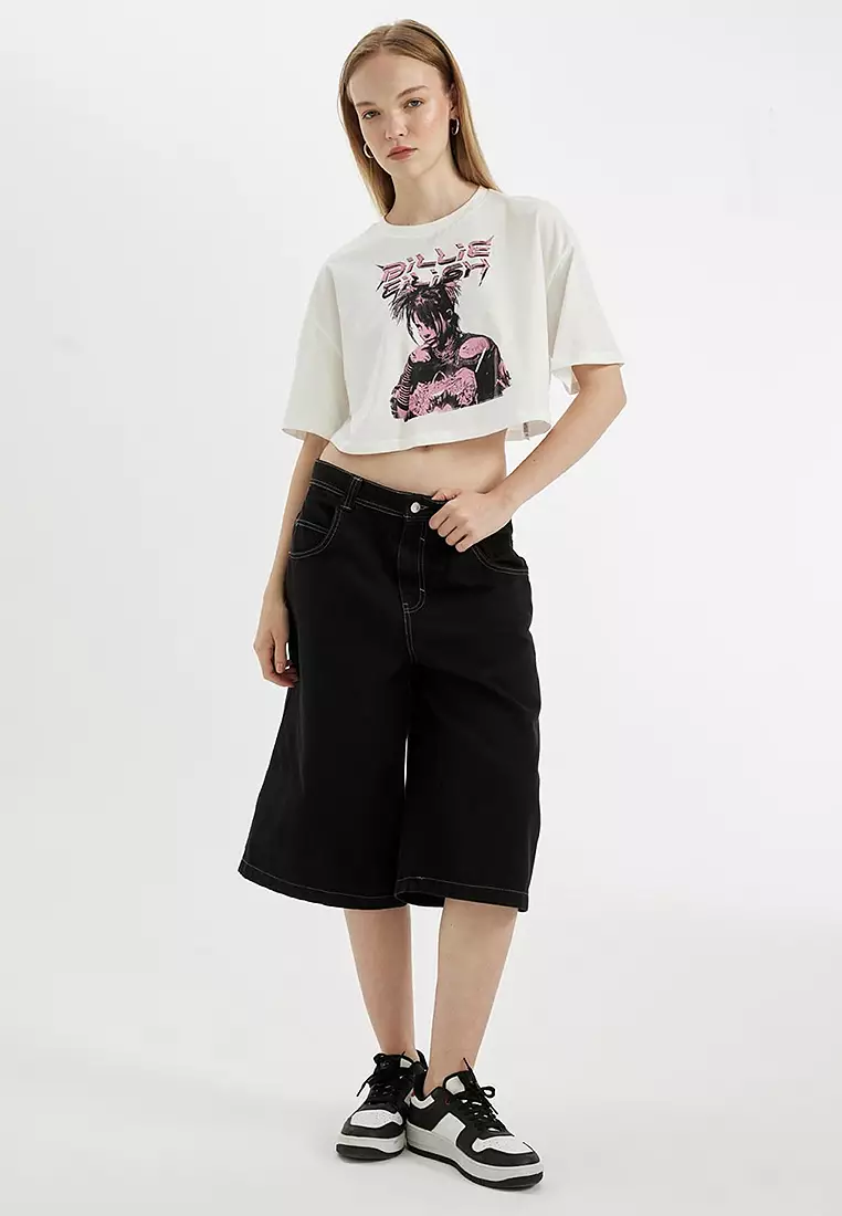 トップス 2025 White Dateback Tee Billie Eilish Billie Eilish 2025 White Dateback Tee