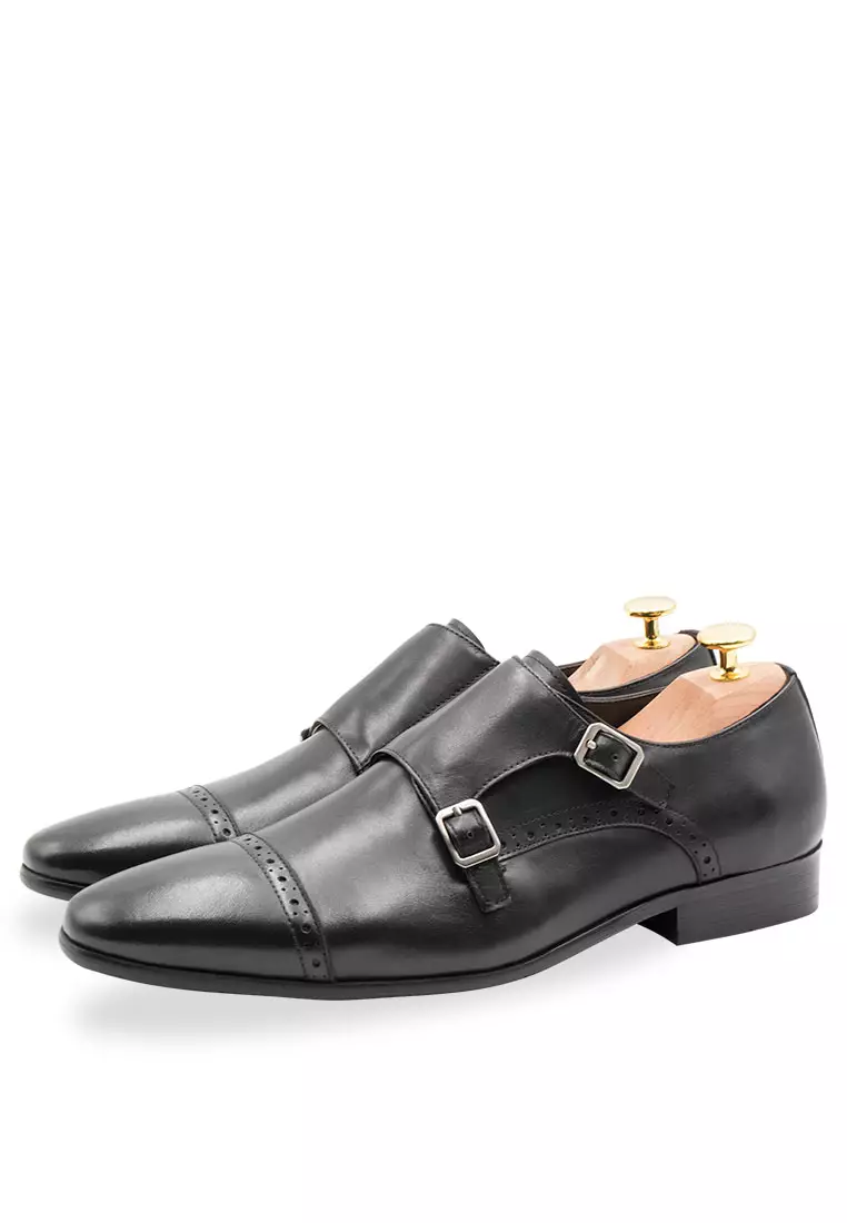 Buy Arden Teal Cordoba Black Double Monk 2024 Online ZALORA