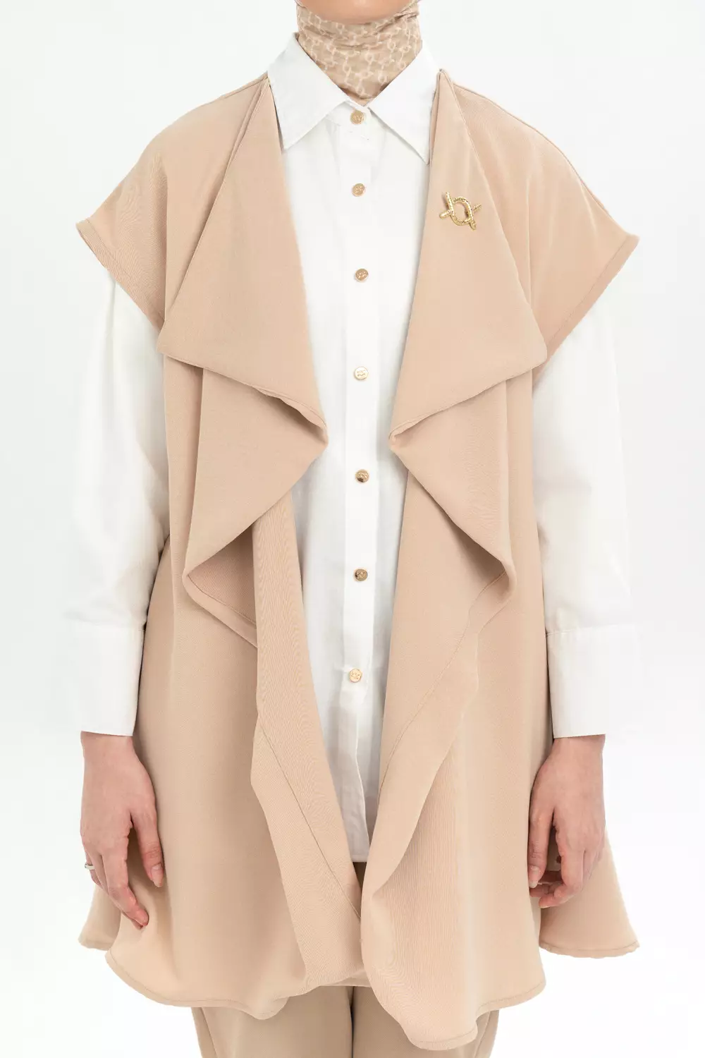 Klamby - Shara Outer Vest Sorrel Brown