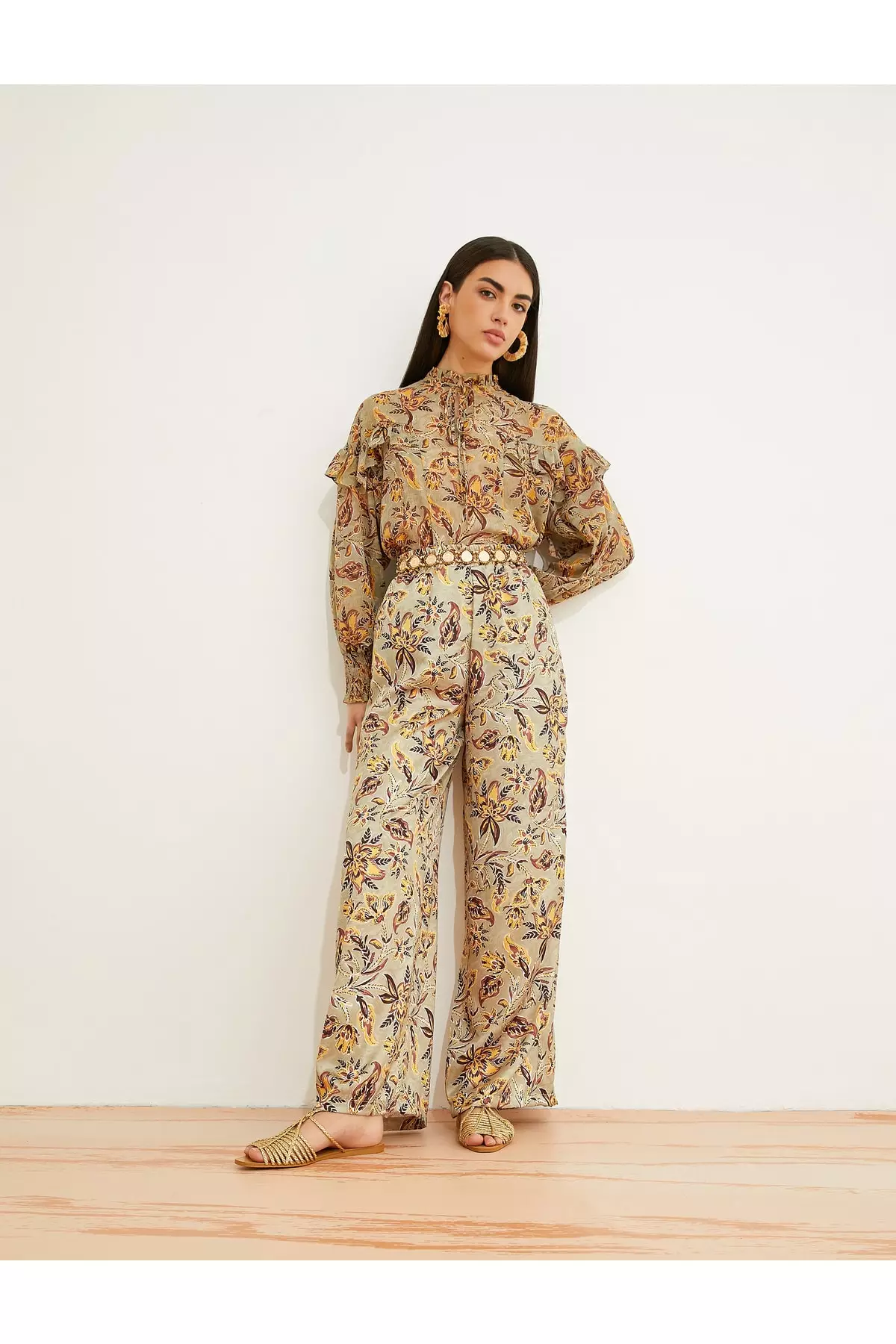 Buy KOTON Floral Palazzo Pants 2024 Online ZALORA Singapore