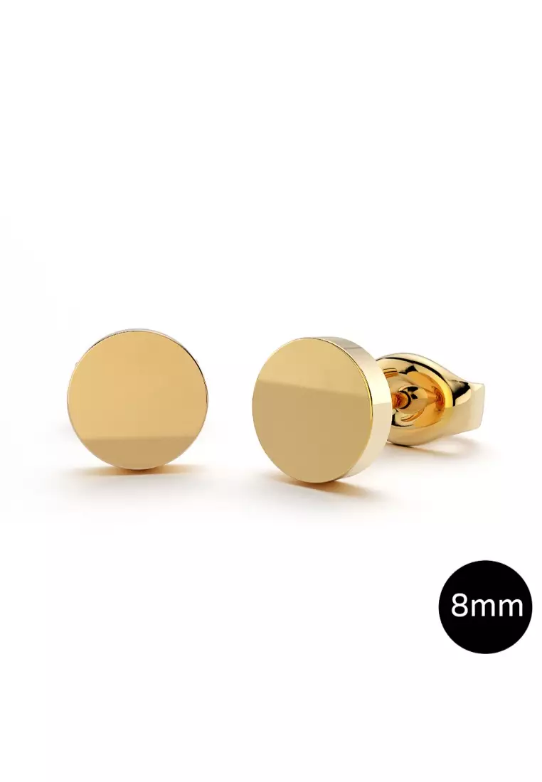 Gold clearance plain studs