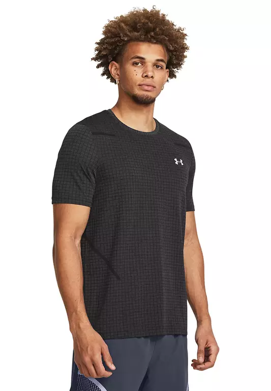 Seamless Grid Short Sleeve T-Shirt