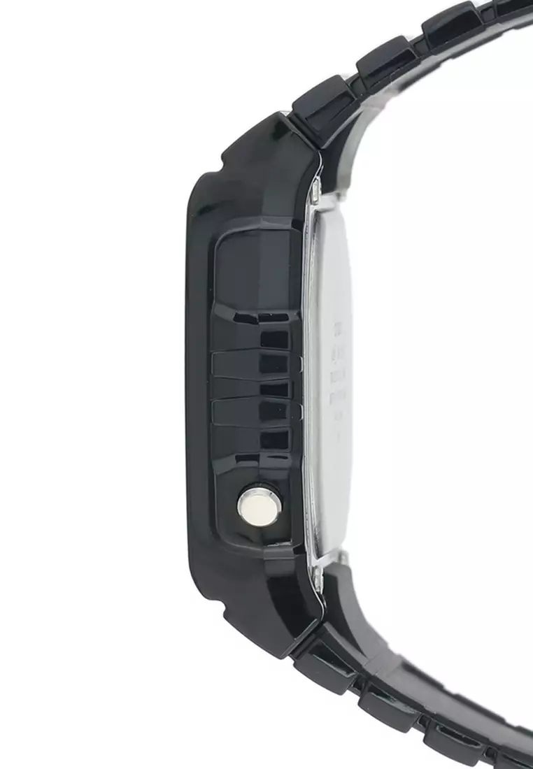 CASIO Jam Tangan Digital W-215H-1A2VDF Hitam Merah