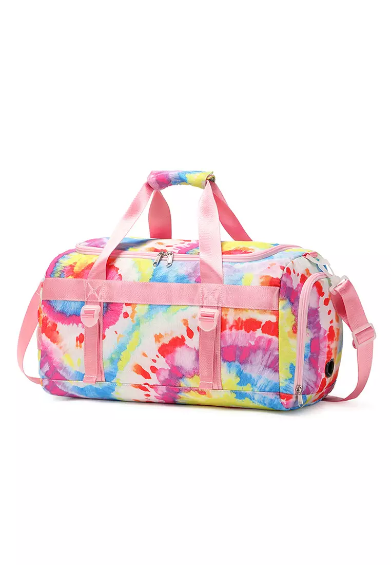 Stowable Duffel Bag With Shoes Compartment