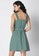 FabAlley green Strappy Belted Ruffle Dress ADFA8AA253F154GS_2