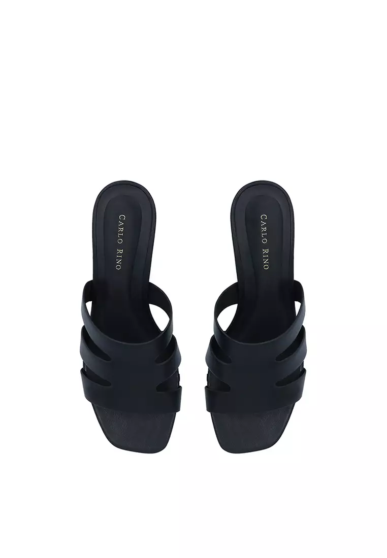 Black Nina Strappy Sandals