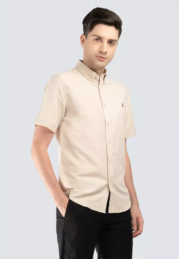 Polo Haus - Men’Cotton Plain Regular Fit Short Sleeve