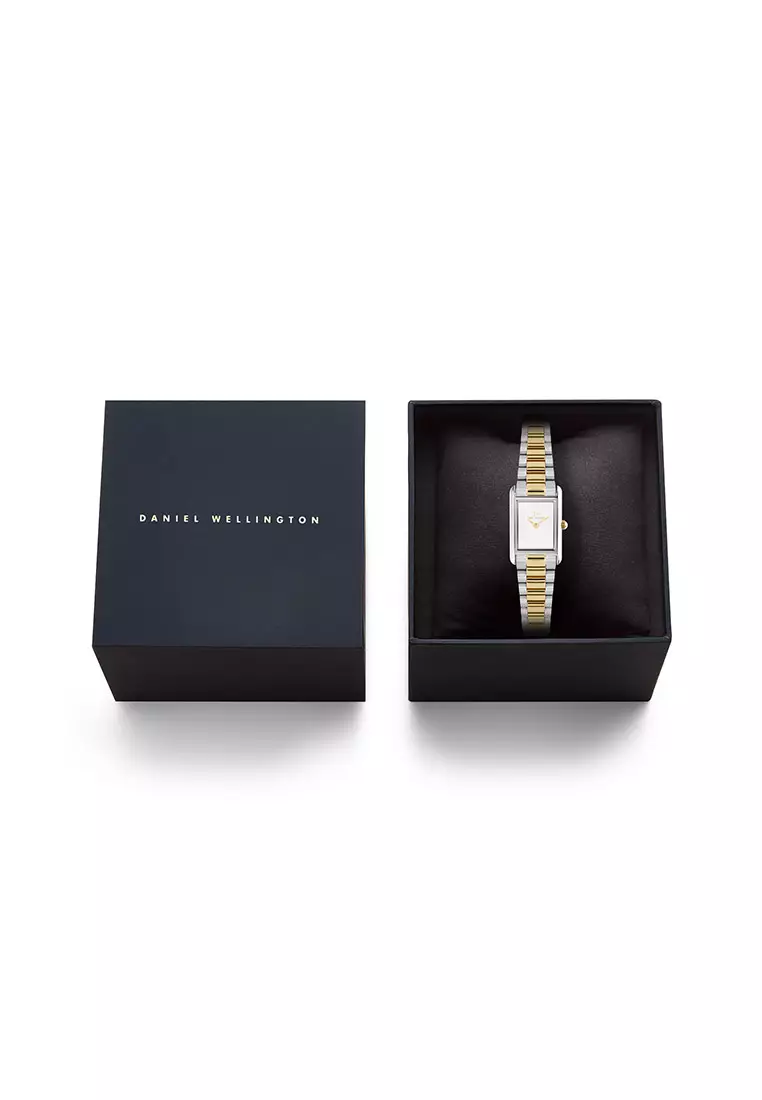 Bound Mini 3-Link White Two Tone Gold - Women Watch stainless steel watch DW Official Authentic Original jam tanggan perempuan DW jam tangan