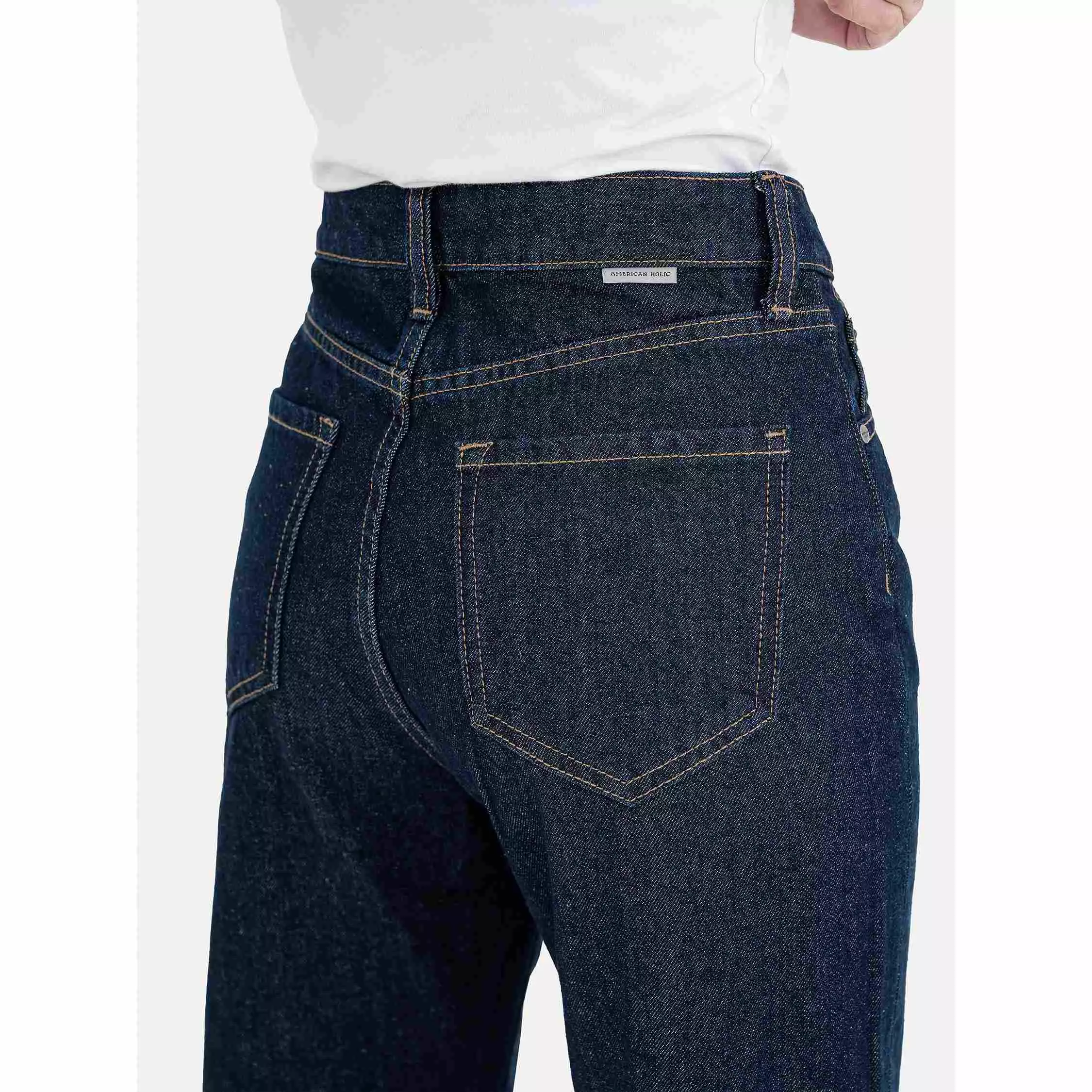 American Holic - Hakusan Straight Denim Pants