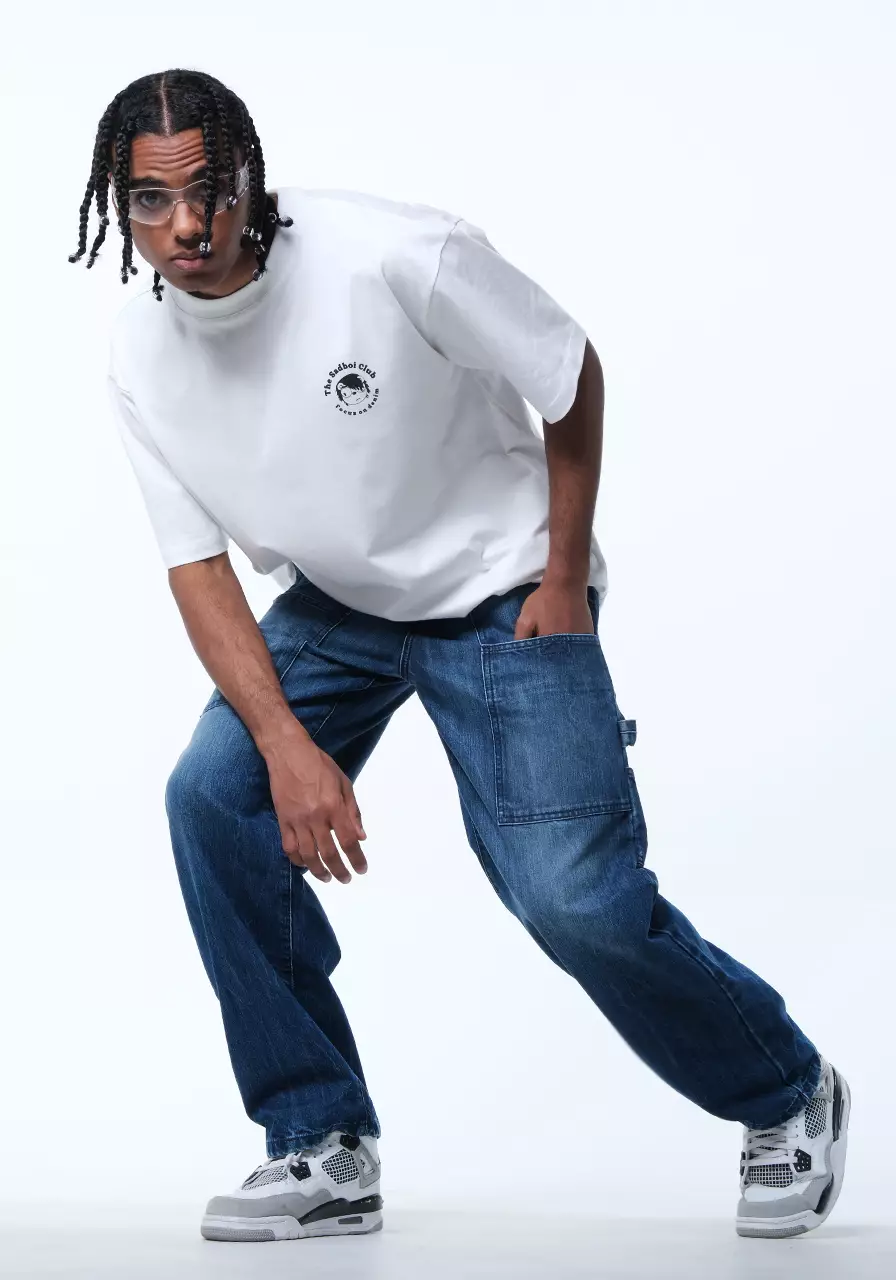 Celana Jeans Carpenter Mason Dark Blue