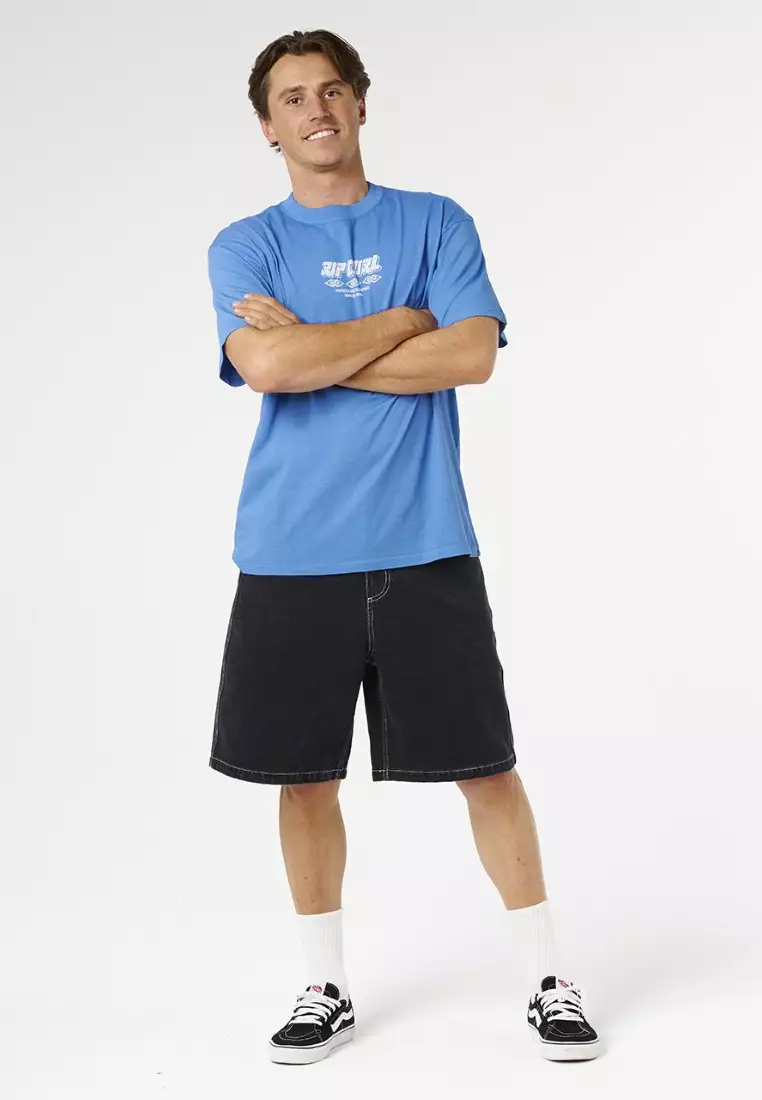 Men Liquid Trips Ripper Tee 0ZHMTE-Royal Blue