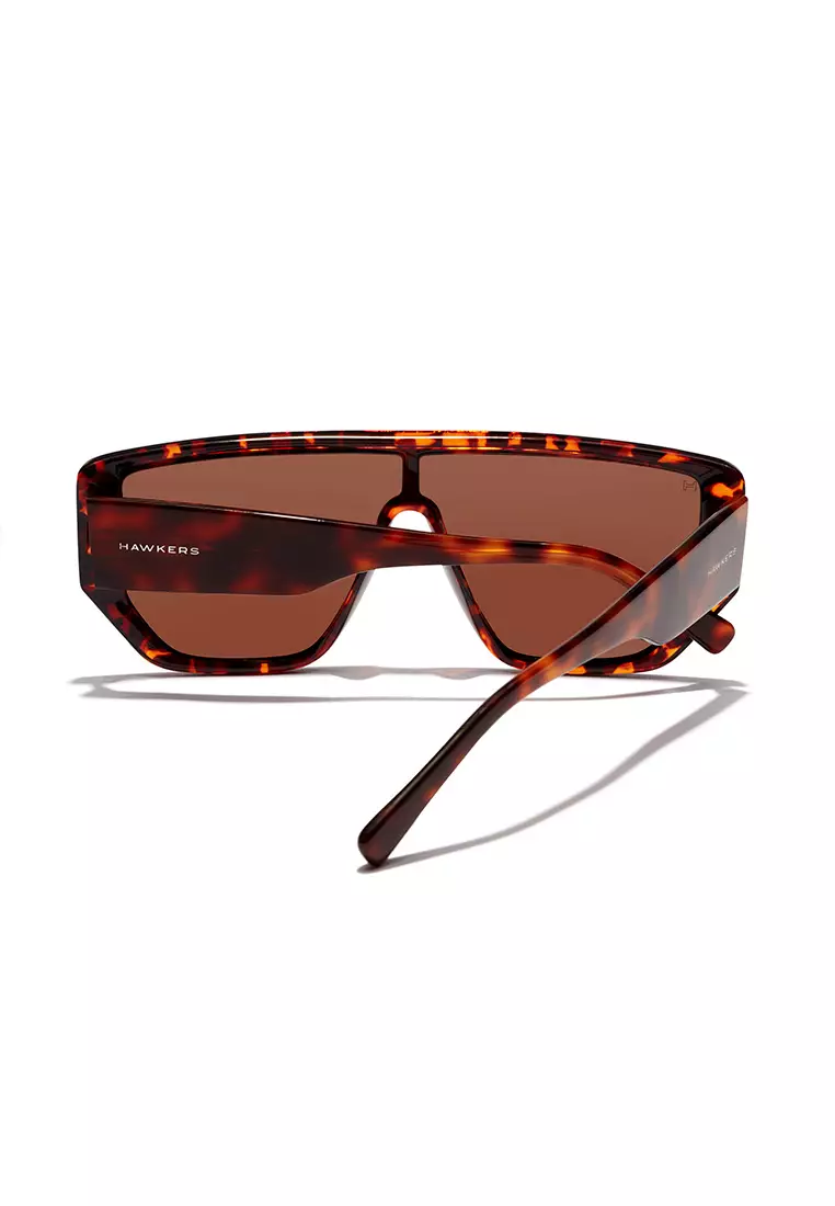 HAWKERS Carey Brown Eco Metro Sunglasses For Men And Women, Unisex. Official Product Designed In Spain