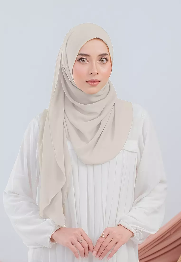 HIJAB INSTAN SABIYA - LIGHT CREAM