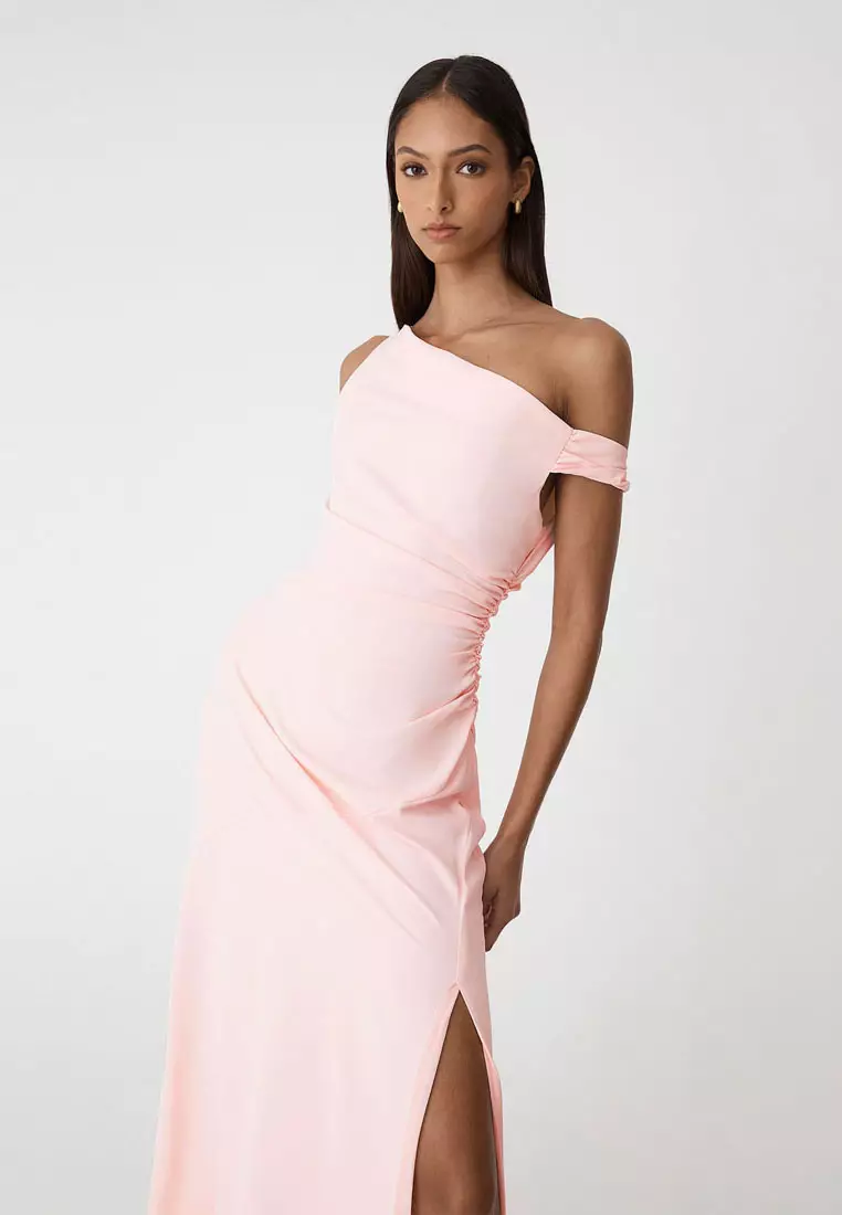 Afina One Shoulder Twist Dress