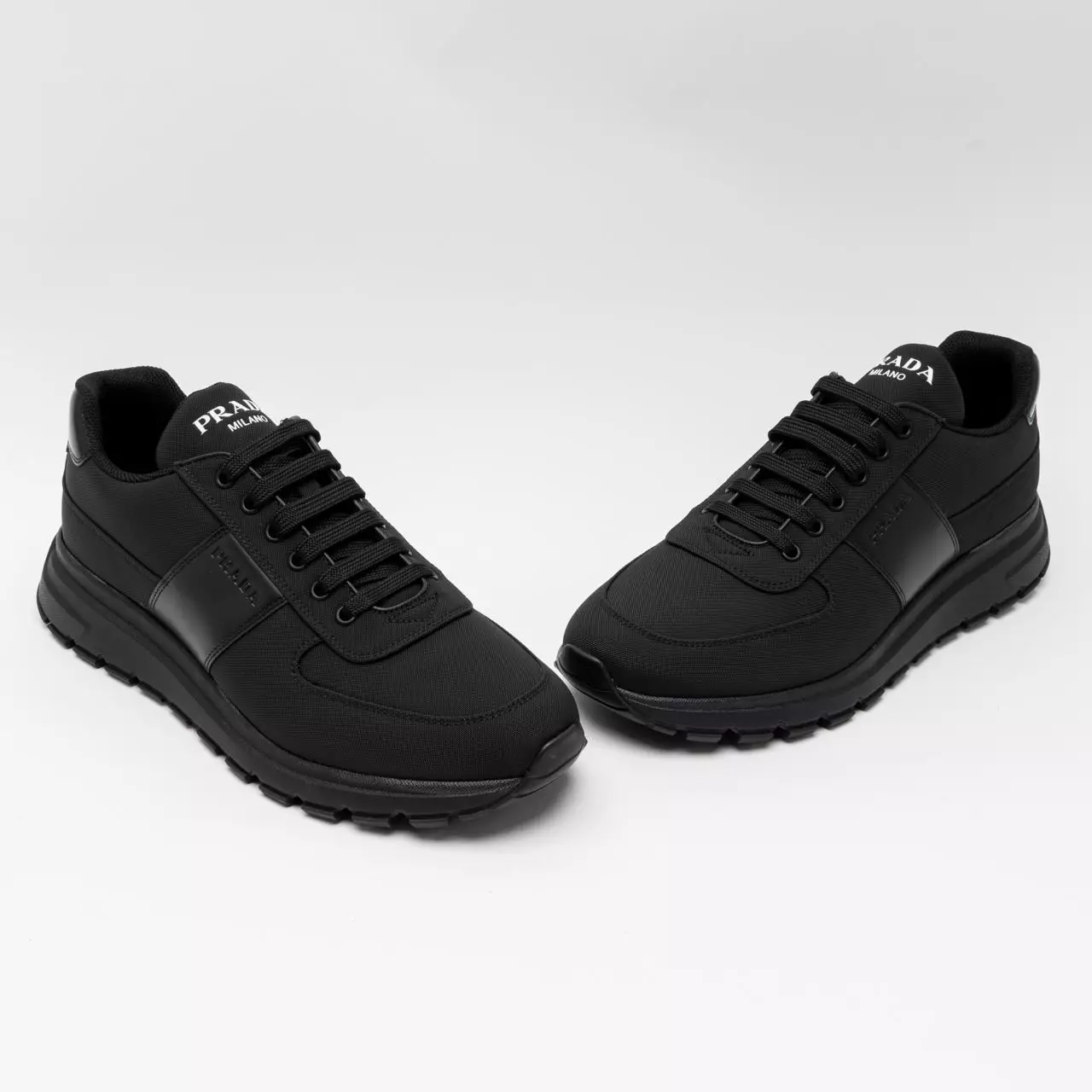 Nylon Tech Sneakers Black