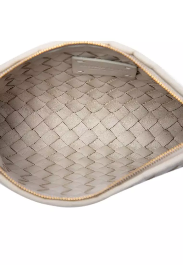 Pre-Loved Bottega Veneta Nappa Intrecciato Pouch On Strap