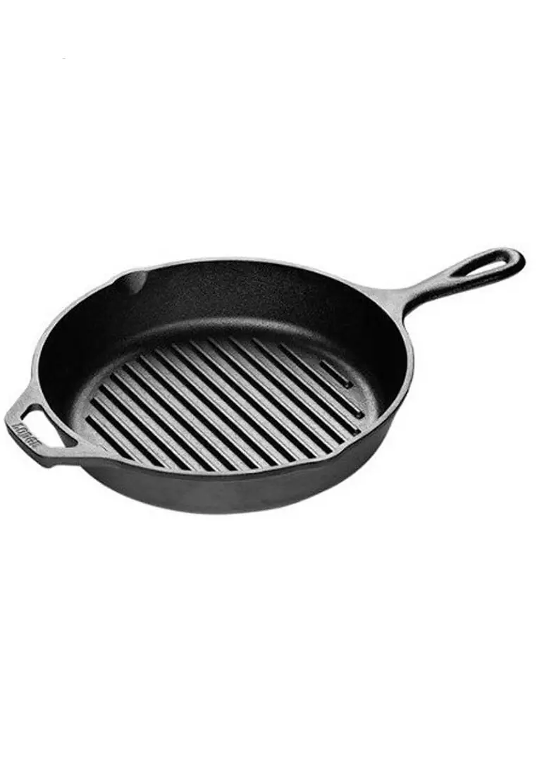 Buy GOURDOS Lodge 10.25 Inch Seasoned Cast Iron Grill Pan 2024 Online