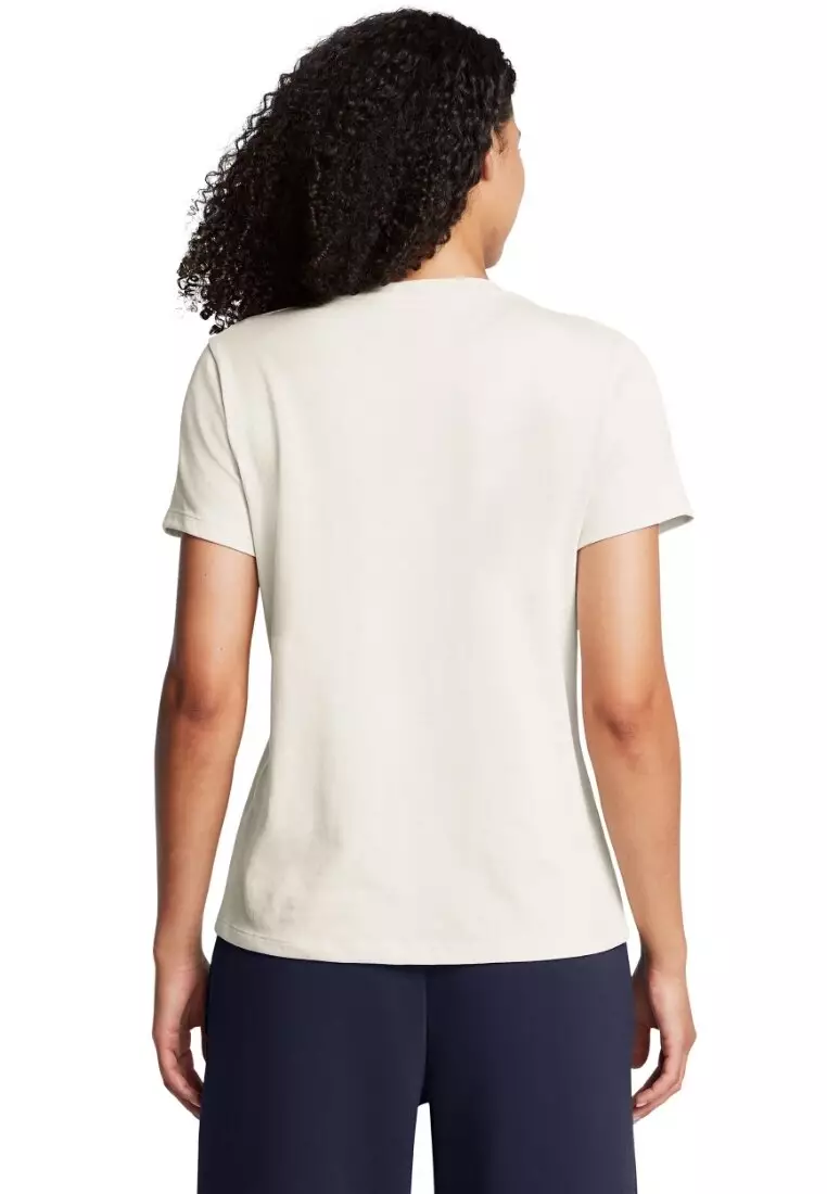 Under Armour Women's UA Branded Crop Heavyweight Short Sleeve