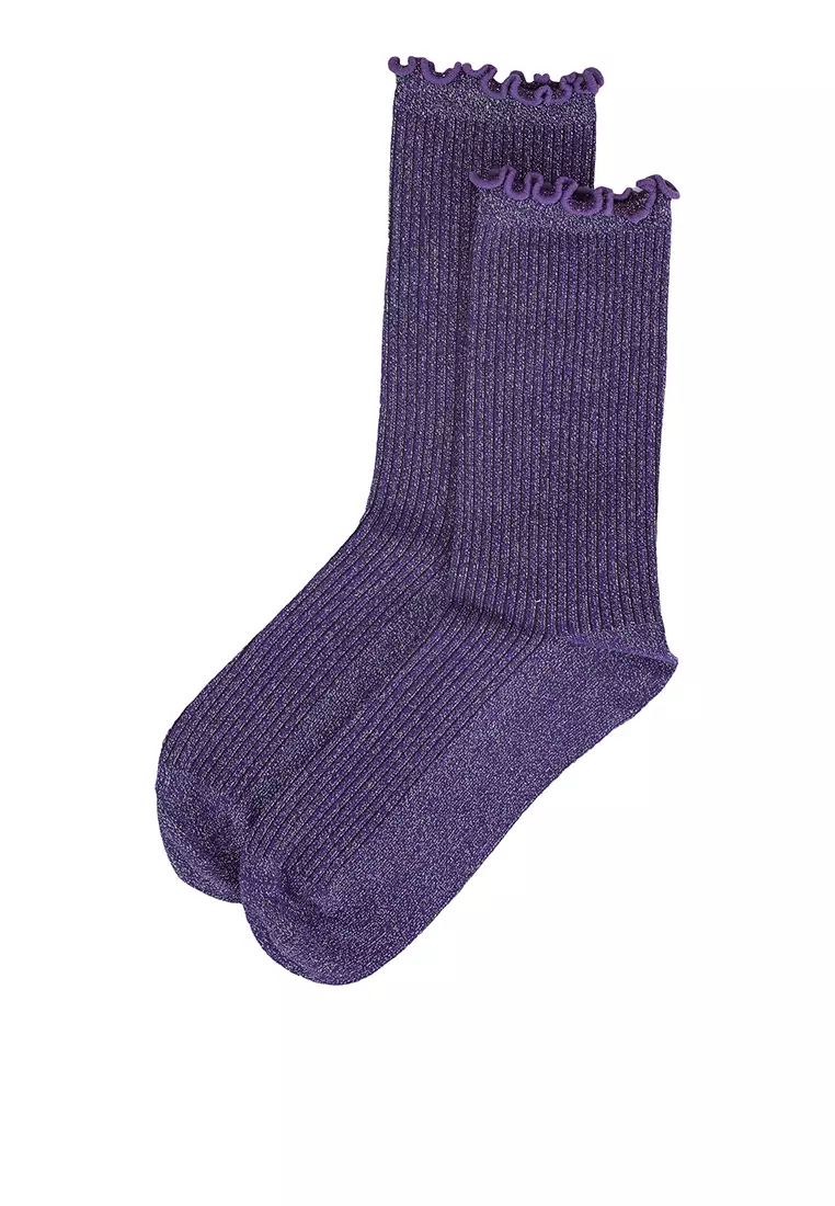 Purple boot socks outlet