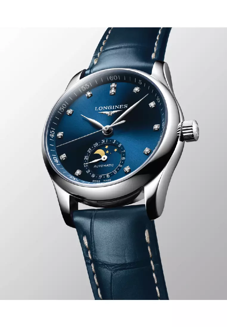 Longiness Master Collection Automatic Leather Strap Men Watch L24094970
