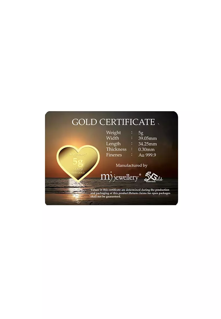 5G Gold Collection 999.9/24K Happy Birthday Mom Series Gold Bar (5g)