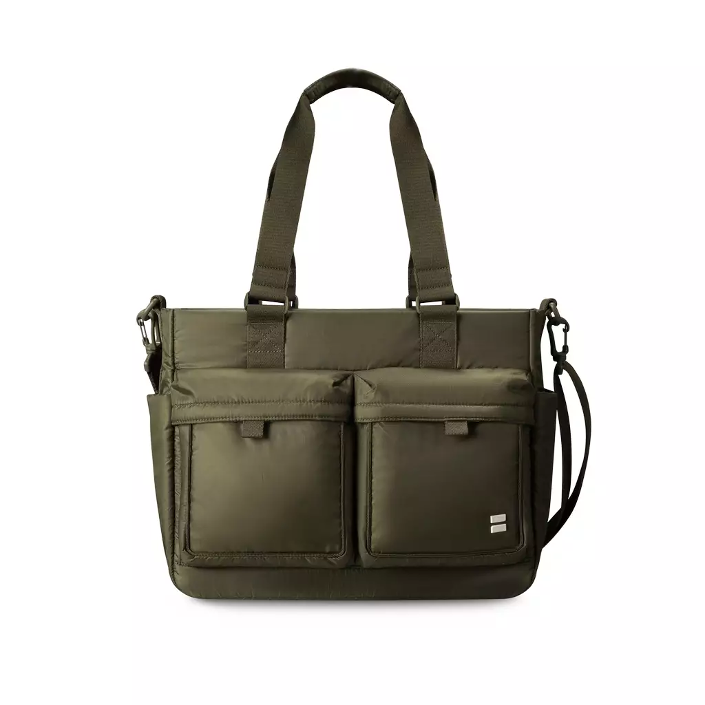 Oblivate Laptop Shoulder Bag Tas Selempang Kerja Kuliah Sekolah Praktis 17 L - Olive