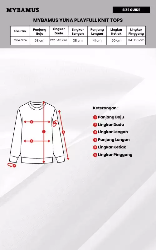 Yuna Playfull Knit Tops - Broken White M18127 R16S6