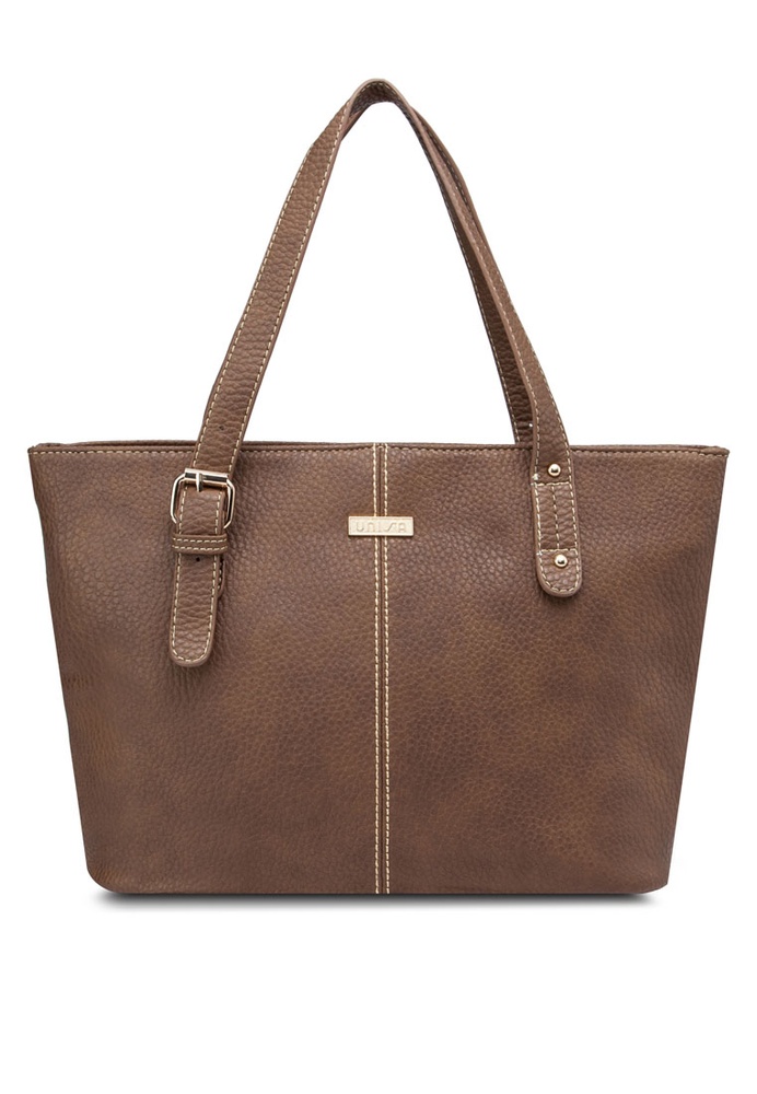 Buy Unisa Vintage Contrast Stitching Ladies Tote Bag 2022 Online