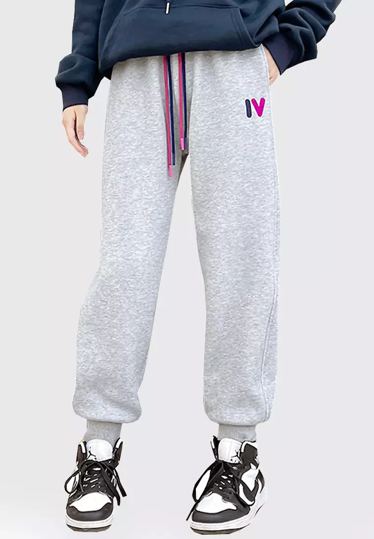 Buy Twenty Eight Shoes VANSA Girl's Fleece Loose Slacks VCK-P3059.V in Grey  2024 Online