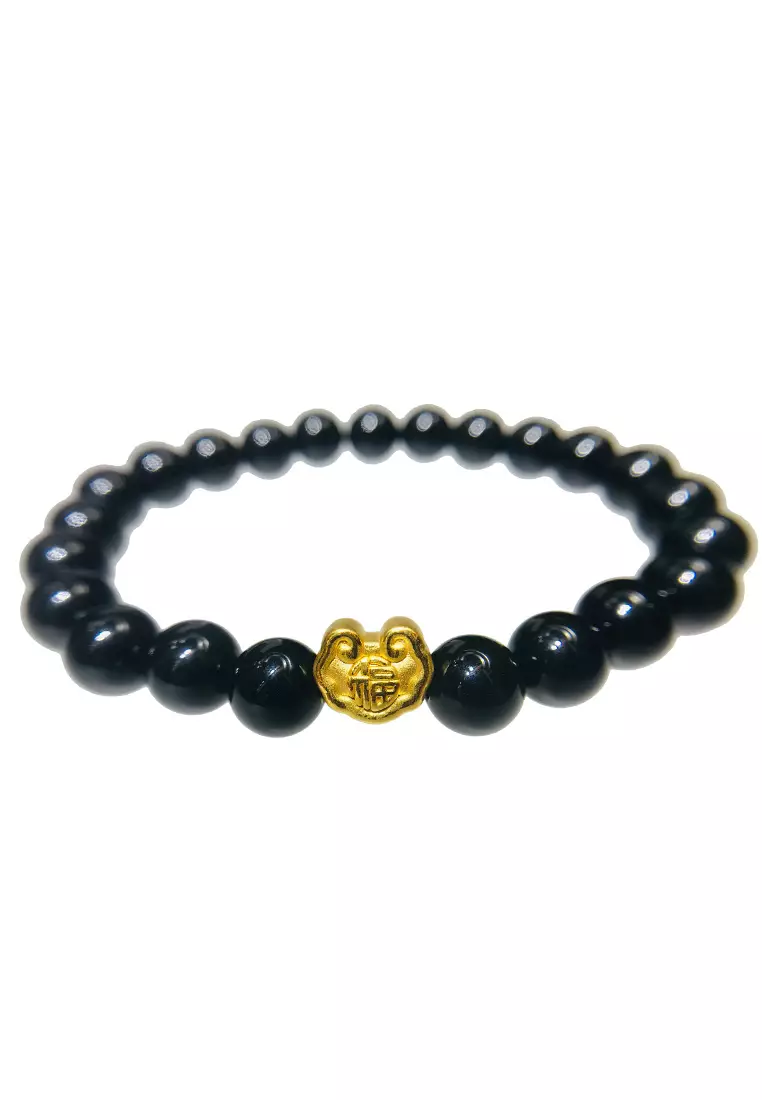 Gold hotsell agate bracelet