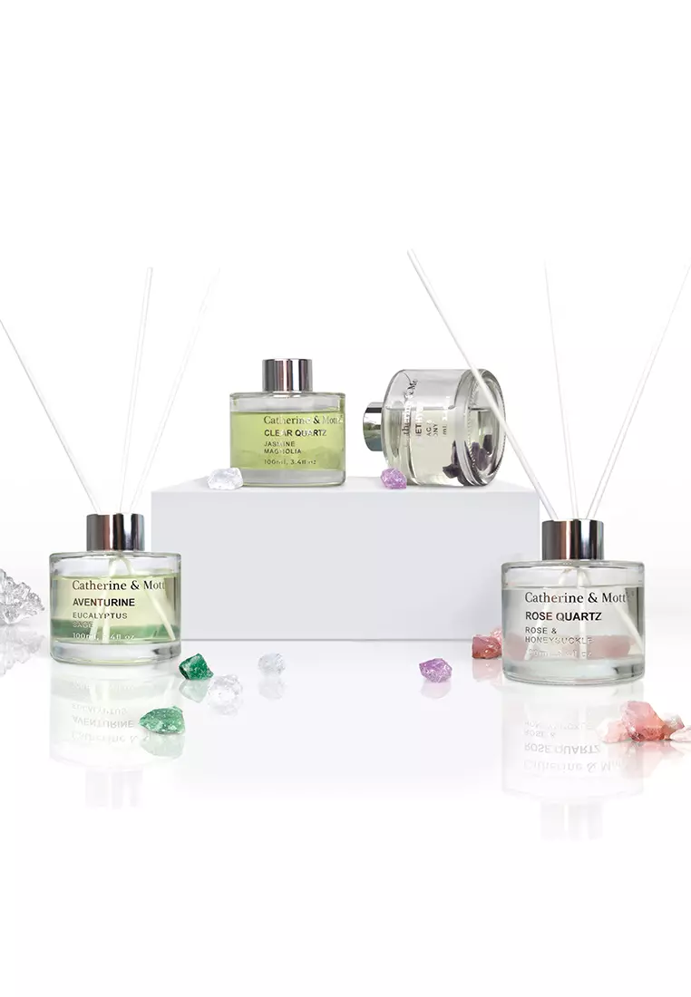 Buy Catherine & Mott's Rose & Honeysuckle 100ml Crystal Infused Reed