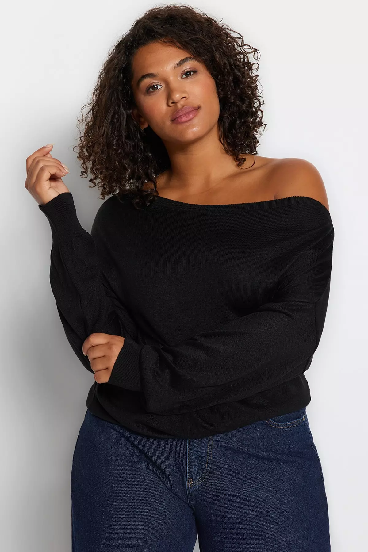 Knitwear hot sale plus size