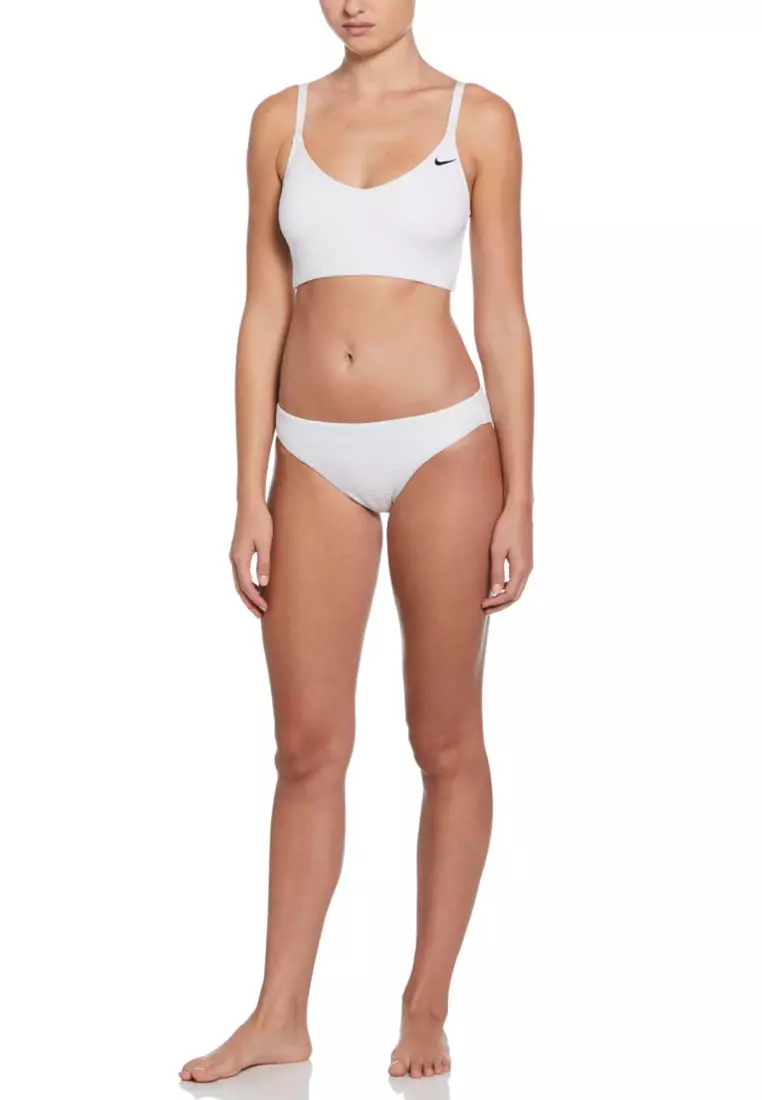 Line Wave V-Neck Midkini