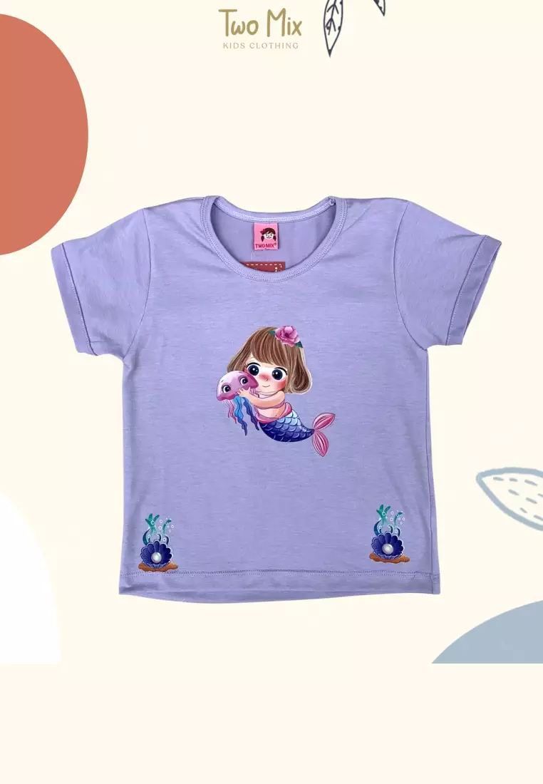 Two Mix - Kaos Anak Perempuan - Tops Atasan Anak Cewek 1-12 Tahun 4189