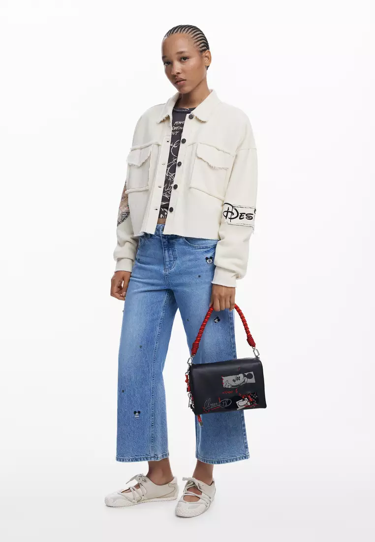 Medium Mickey™ faux leather crossbody bag