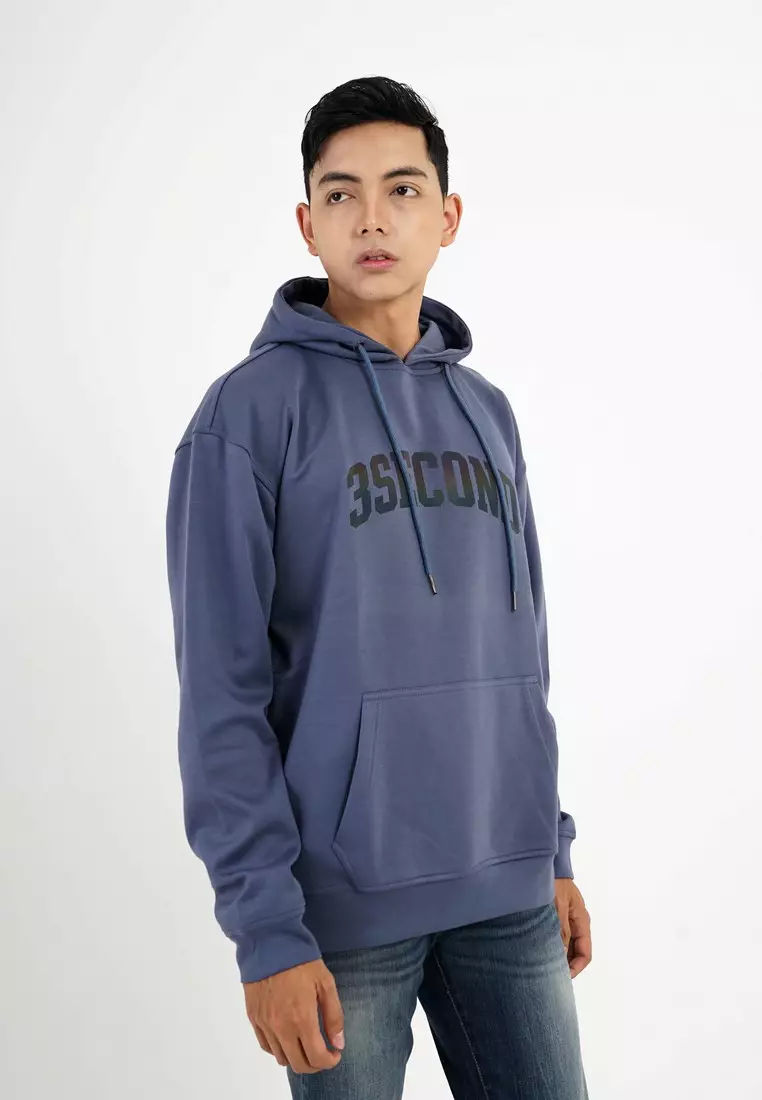 3Second Men's Jacket Hoodie Cotton Polyester Houdini OL-C180924