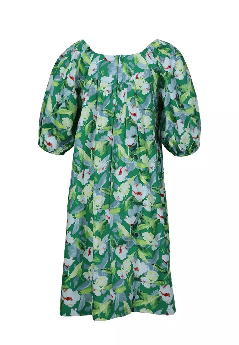 Pito Dito Girl Gibraltar Dress Anak Multiclor Motif Bunga